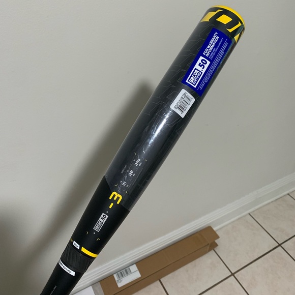 BRAND NEW IN BOX 2023 EASTON BB23HC Hype Comp -3 BBCOR Baseball Bat Black Yellow - Picture 9 of 12